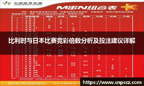 比利时与日本比赛竞彩倍数分析及投注建议详解
